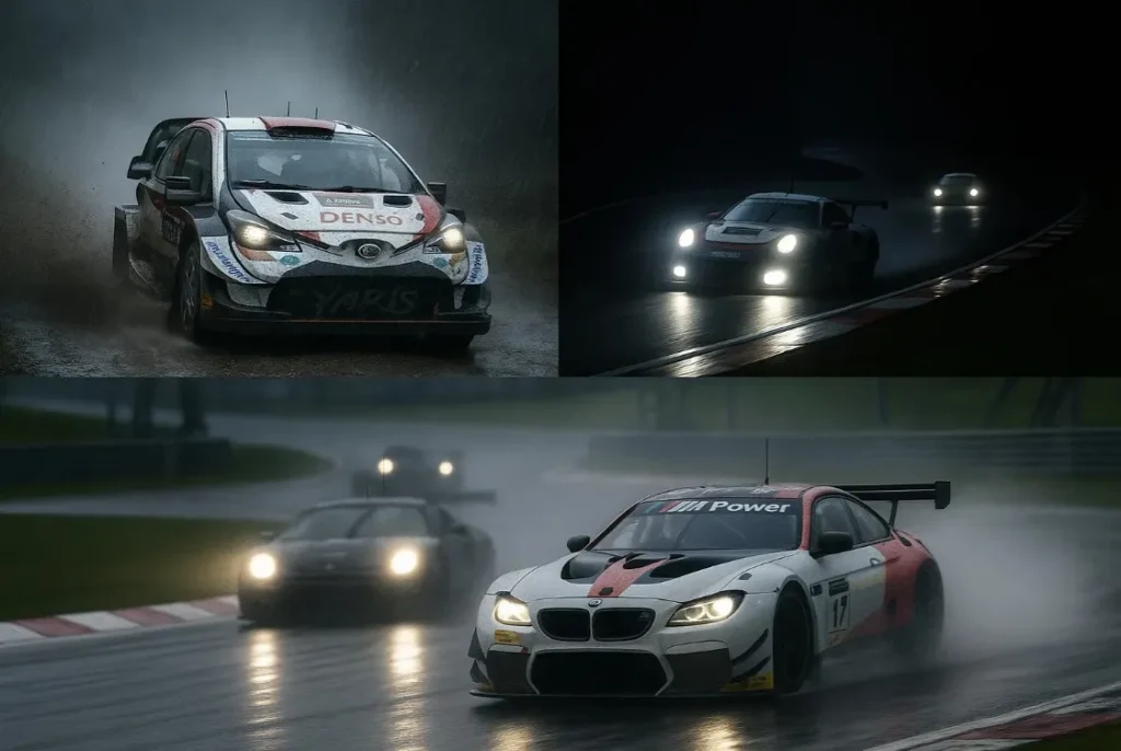 Как побеждать в eSports WRC и GT: стратегии под дождь, ночь и контактные трассы