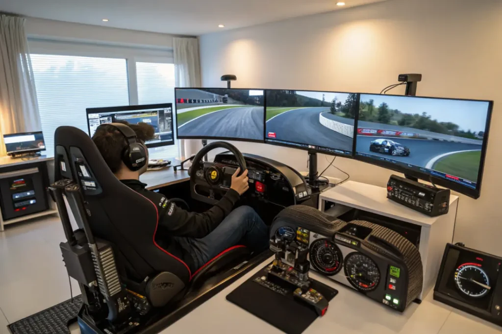 Sim Racing выходит в мейнстрим: как виртуальные автогонки обгоняют классический киберспорт